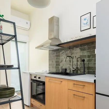 Japandi Style Flat In Center Apartment